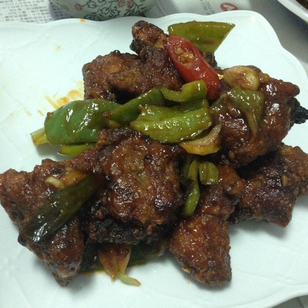 糖醋排骨 : 黃小牛一起做