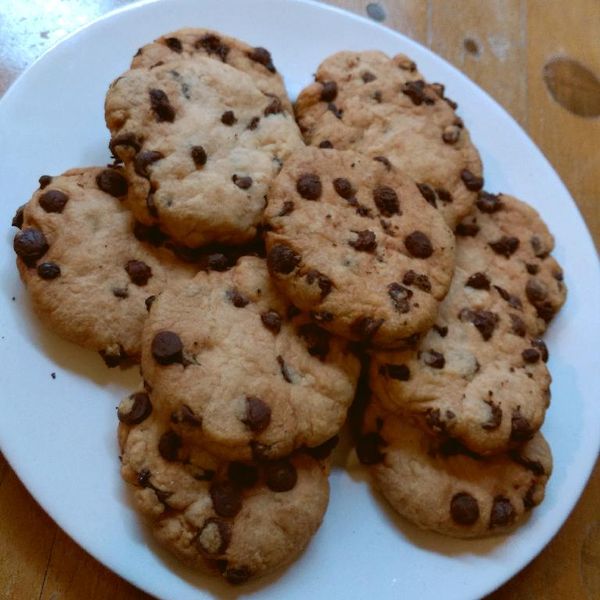 巧克力豆餅乾 : 陳夏安一起做