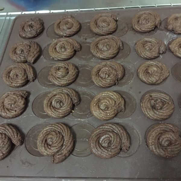 手工巧克力餅乾 : 粉圓萌萌一起做