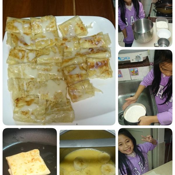 泰式香蕉煎餅【鷹牌煉奶】：郭碧霞 一起做