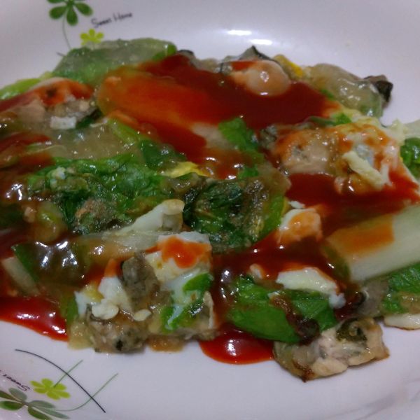 蚵仔煎 : 欣欣一起做