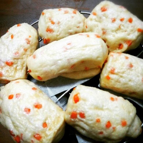 紅蘿蔔饅頭 : sandra一起做