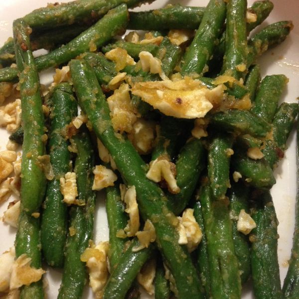 鹹蛋四季豆 : Tina Wang一起做