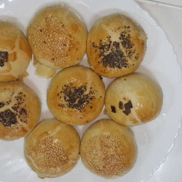 蔥肉酥餅 : FIONA一起做