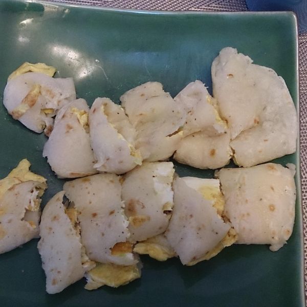 Q.軟.嫩蛋餅(5分鐘快速上桌)：小呆呆 一起做