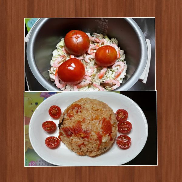 整個番茄飯─奶油蝦仁版:千懿 一起做