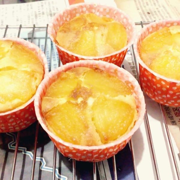 香噴噴焦糖蘋果馬芬蛋糕 : 陳家悅一起做