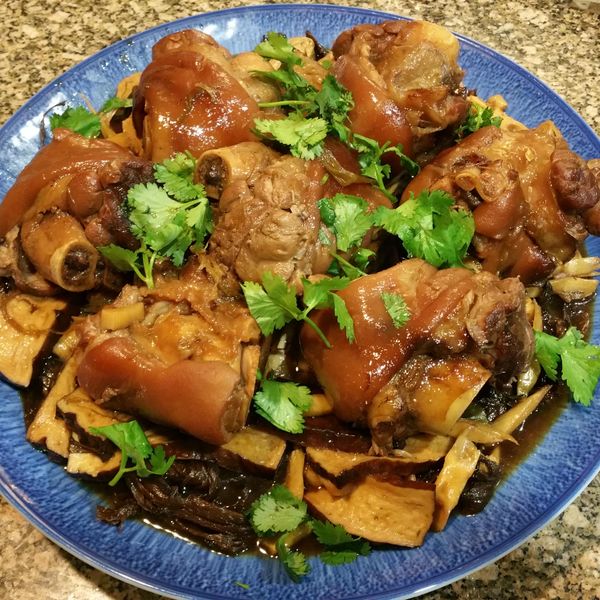 【電鍋食譜】紅燒蹄膀 Stewed Pork Hocks：Irene Lin 一起做