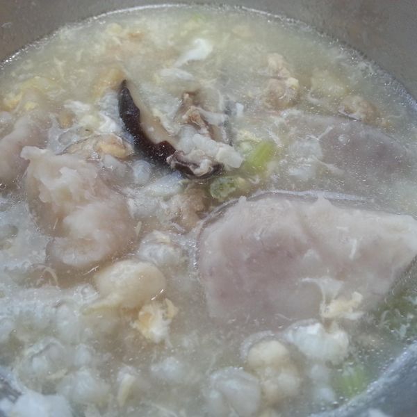 芋頭鹹粥 : 蕭芸庭一起做