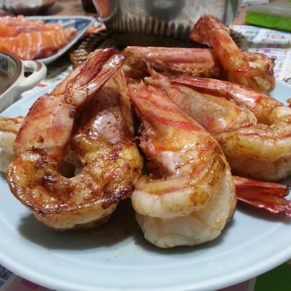 蒜味奶油烤蝦 : 廣東妞愛煲湯一起做