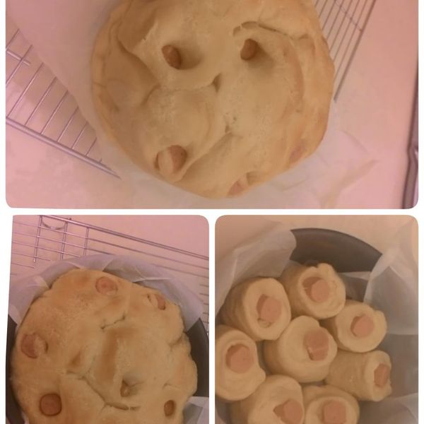 熱狗小餐包花圈 : Chia-Wei Chuang一起做