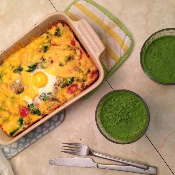 什蔬烤蛋 : iimkrazyy一起做