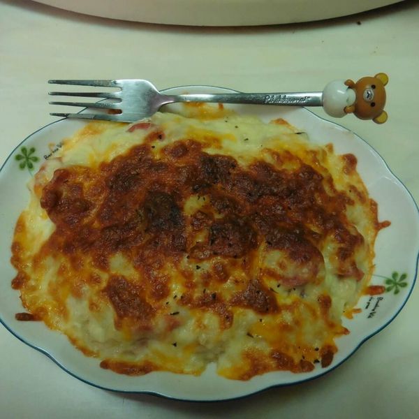 媽咪 我還要再一碗~熱狗焗烤飯:林佩瑜 一起做