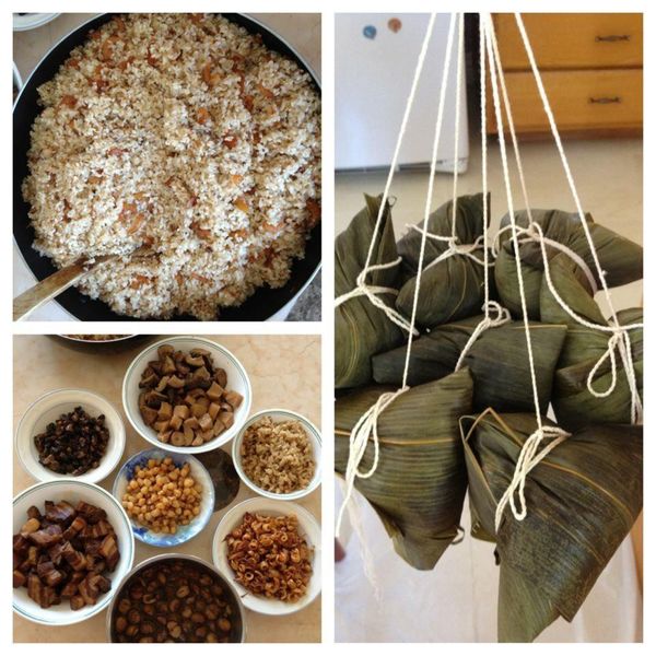 含笑食堂-肉粽:Jenny 一起做