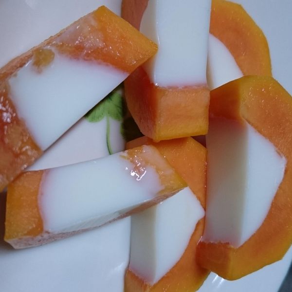 木瓜牛奶凍：蔚藍 一起做