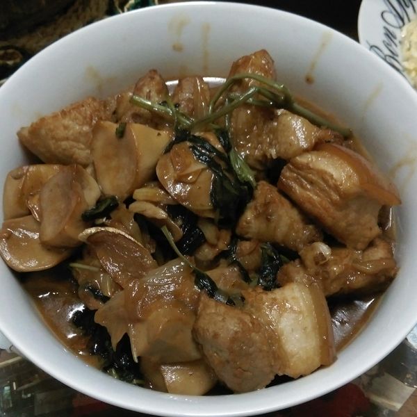 快速三杯豬肉杏鮑菇 : JielinMaMa一起做