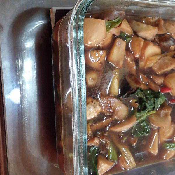 三杯杏鮑菇 : 小當家一起做