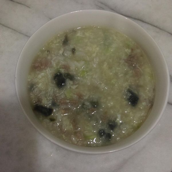 皮蛋瘦肉粥 : Una Lin一起做