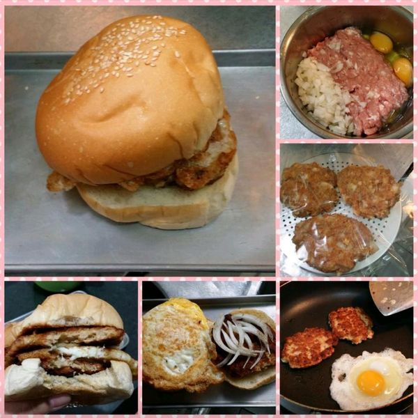 豬肉漢堡排：杜侑臻 一起做