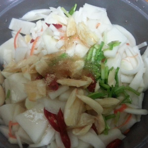 酸甜清脆*涼拌大頭菜 : Arlene Cnen一起做