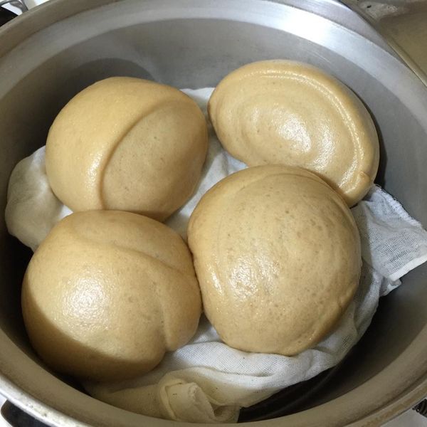 黑糖全麥饅頭(電鍋版) : Angela一起做