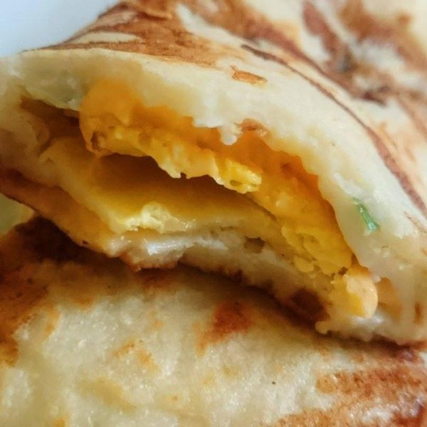 自製古早味蛋餅❤10分鐘完成美味早餐 : Iris Chen一起做