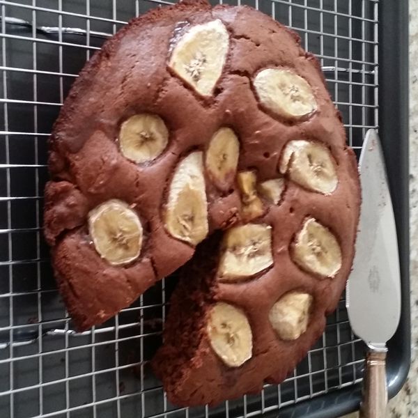香蕉巧克力蛋糕 : BlueRose一起做