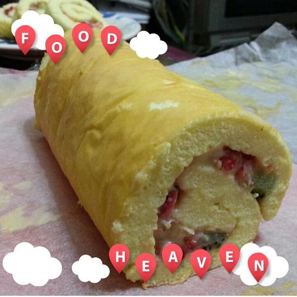 水果蛋糕捲：Lillian Lin 一起做