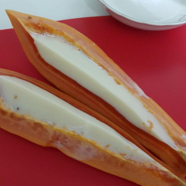 木瓜牛奶凍：Joey Chiang 一起做