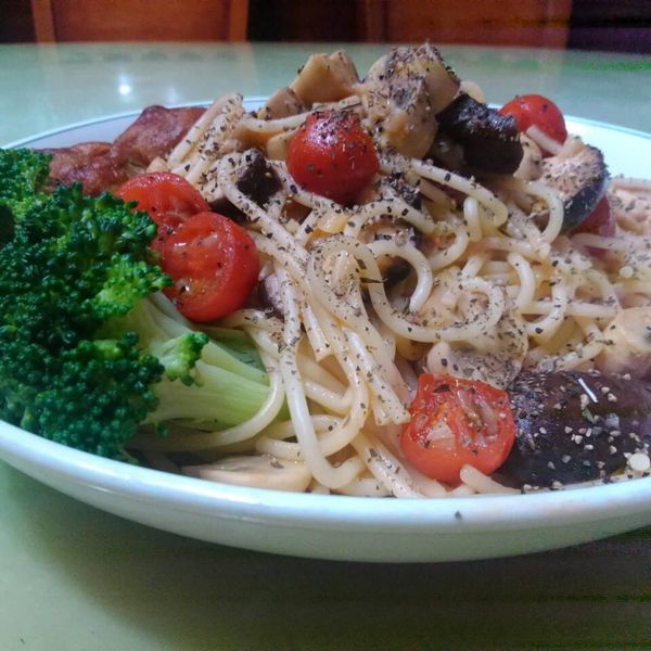(蔬食) 野菇義大利麵：陶桃子 一起做
