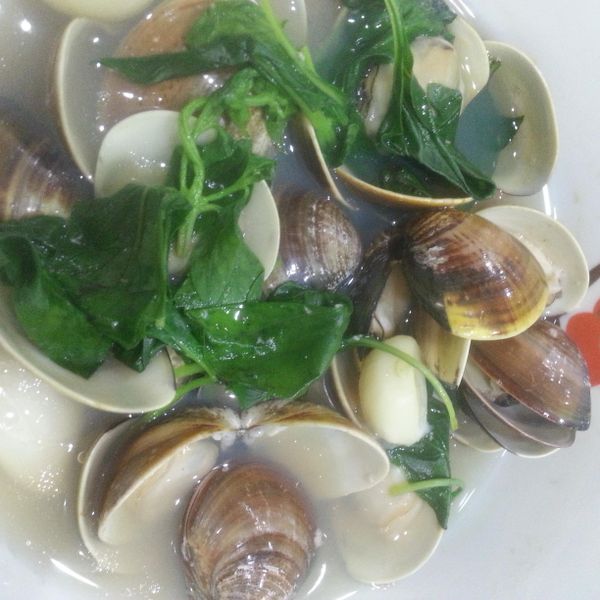 醬炒蛤仔 : 陳瓔雪一起做