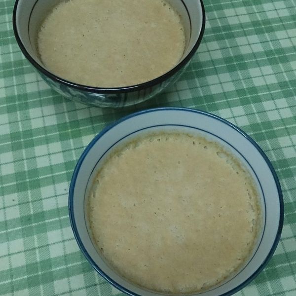 糙米奶布丁or麵包布丁 (大寶寶副食品) : Airbag Ho一起做