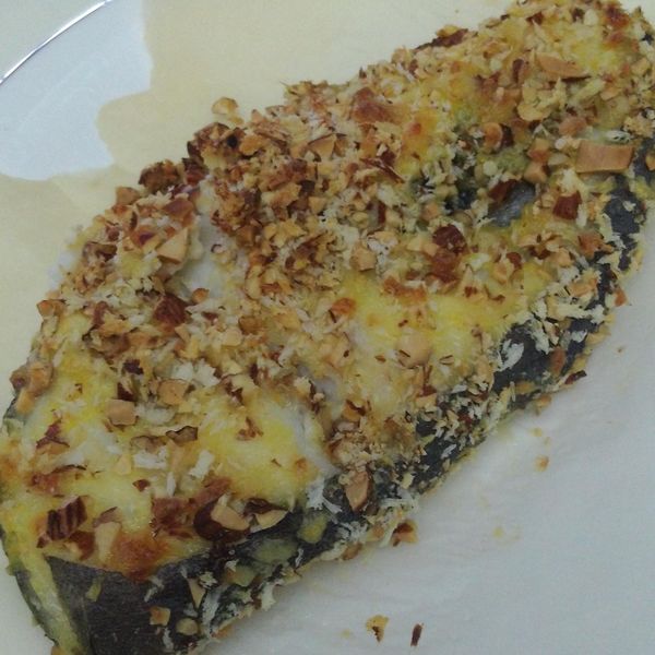 香烤杏仁鱈魚 : judy一起做