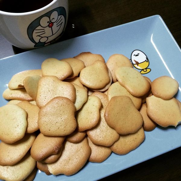 不用牛油烤的雞蛋餅乾, 계란과자 : Rizada Jan一起做