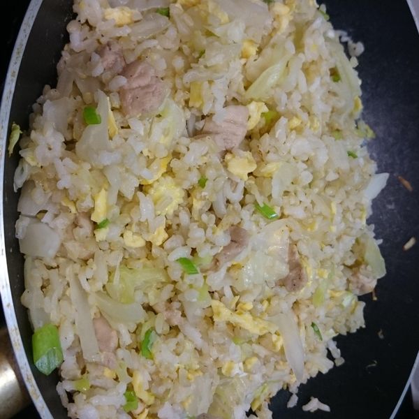 肉絲蛋炒飯 : nylon一起做