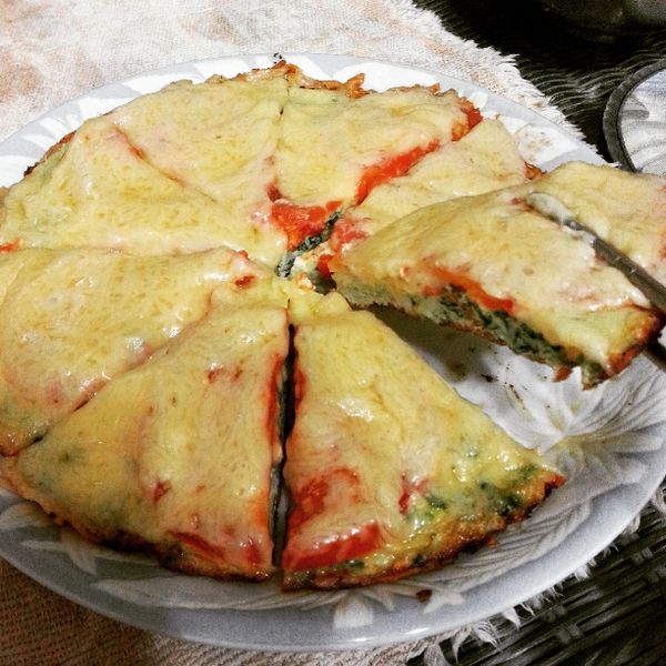 波菜番茄起士烘蛋派 : 劉欣敏一起做