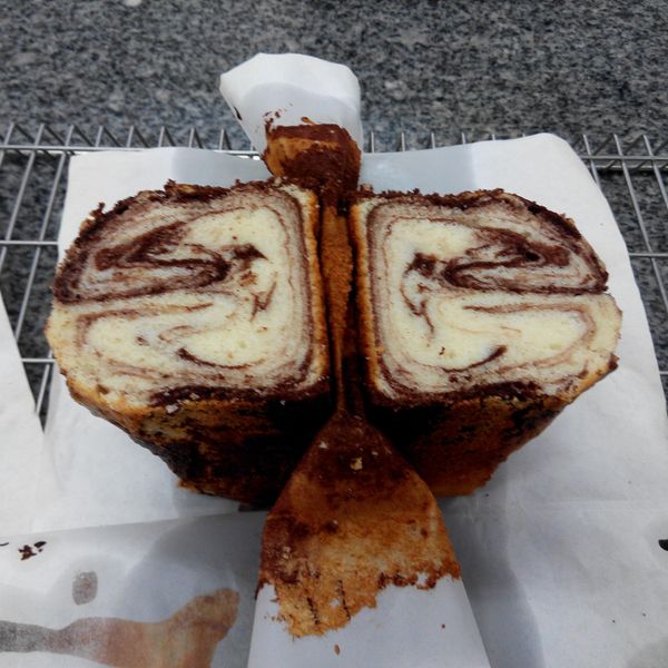 大理石蛋糕：王花花 一起做