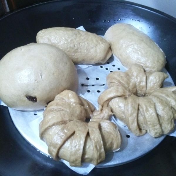 黑糖全麥饅頭(電鍋版) : Mei-ying Huang一起做