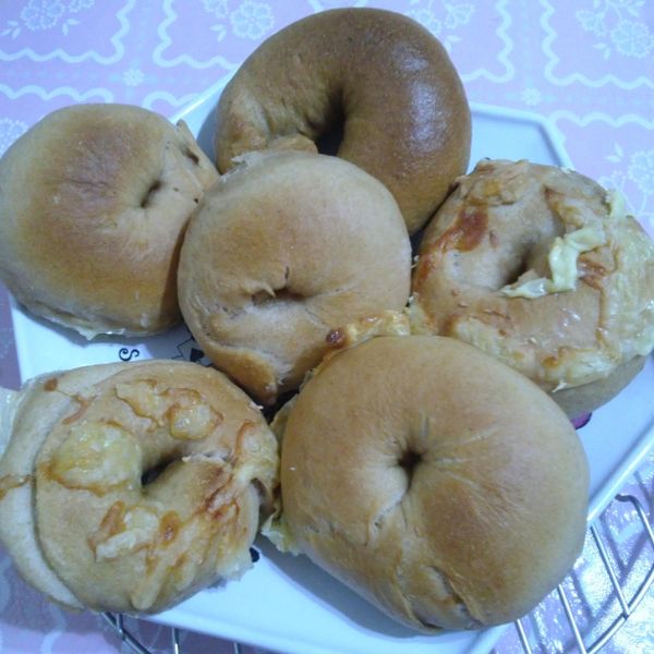 草莓優酪乳貝果 : Mei-ying Huang一起做