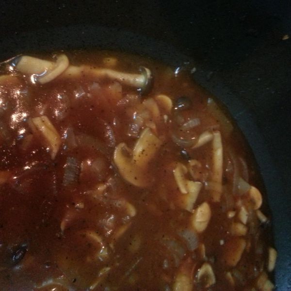 自製黑胡椒蘑菇醬:sammi 一起做