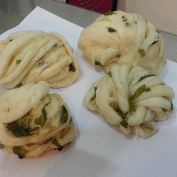 香蔥花捲：黃美娟 一起做