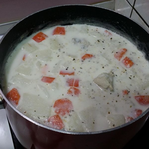 香醇濃郁"牛奶火鍋"~~『光泉鮮乳』 : 田心一起做