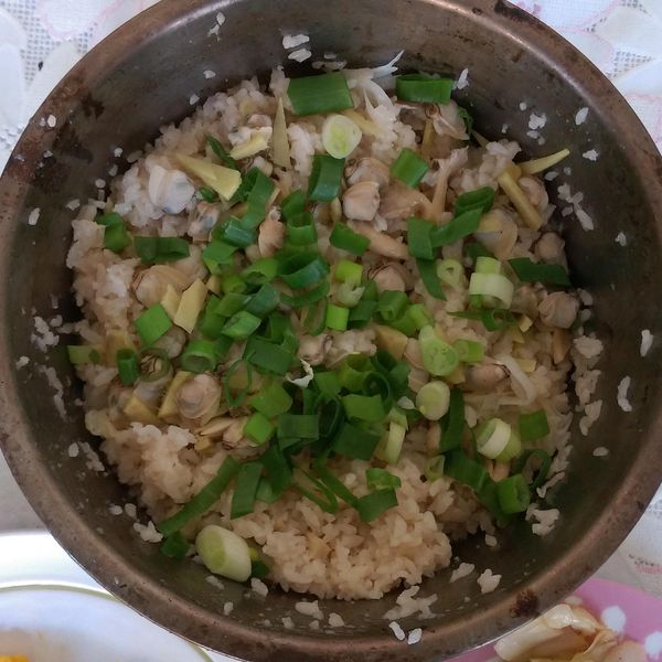 蛤蠣鮮菇炊飯 : Jessie Gau一起做