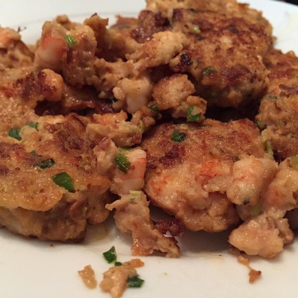 酥炸蝦肉丸子：Helen 一起做