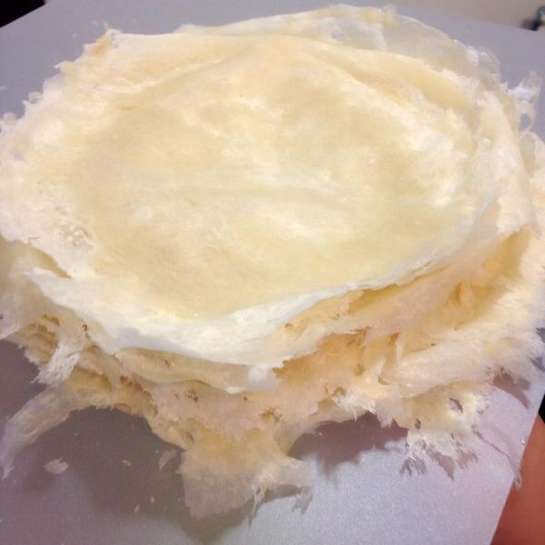 影音食譜 超簡單做潤餅皮(春捲皮)：曾向怡 一起做