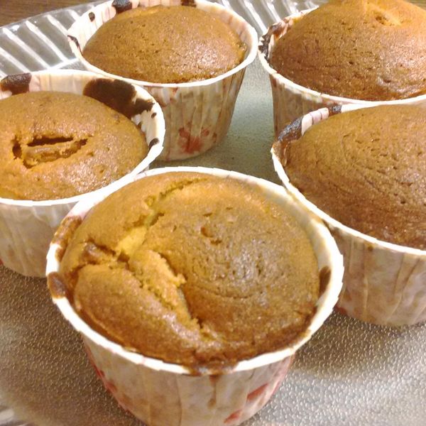 香噴噴焦糖蘋果馬芬蛋糕 : 青青一起做