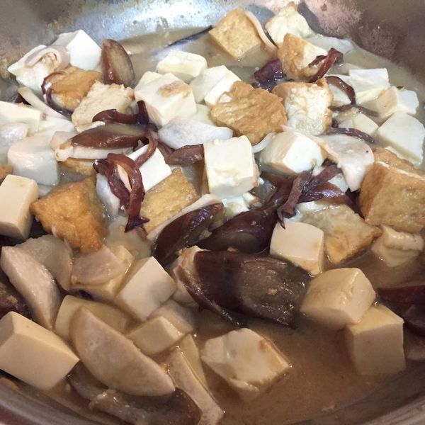 健康低卡蓋飯／味噌油豆腐茄子蓋飯／：Helen 一起做