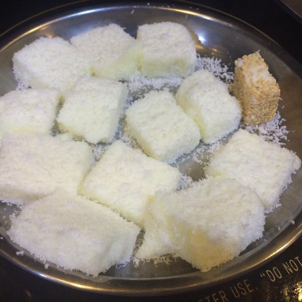 椰香鮮奶雪花糕 : Ya-Ru Chung一起做