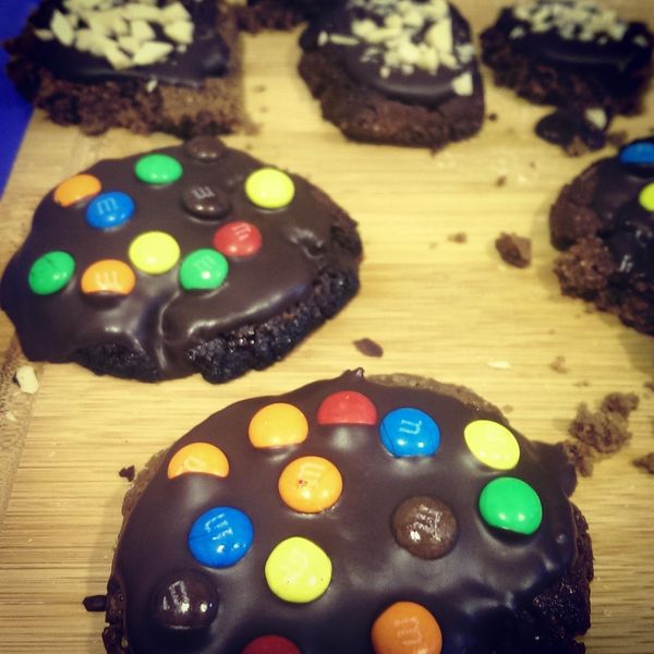 小烤箱做情人節餅乾(金莎巧克力餅乾)：彭怡假 一起做