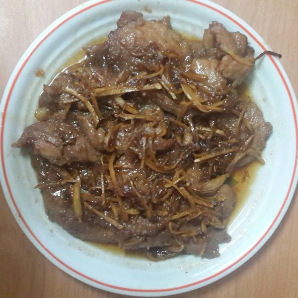 (簡單4步驟)蜂蜜薑汁燒肉 : 翁寧妤一起做